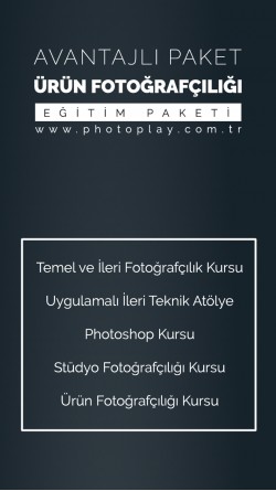 Ürün Fotoğrafçılığı Eğitim Paketi